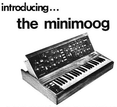 Brochure annonant le Minimoog