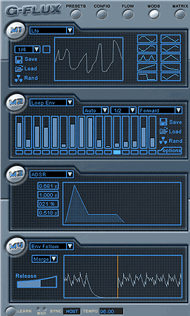 G-Flux Multimode Filter modulations