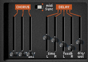 Les effets de l'ARP 2600V