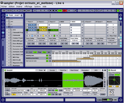 Sampler de Ableton dans Live 6