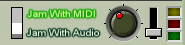 Jammer avec l'audio ou le MIDI dans Jamstix VST