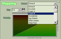 Mapping dans Jamstix VST