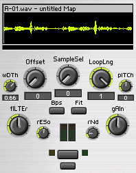 Reaktor 5 dtail du module Scenario