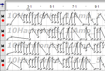 L'automation dans Audiomulch