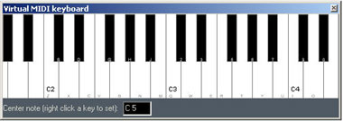 clavier virtuel dans Reaper